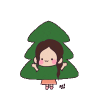 DaisyyyC tree serrini cuteserrini Sticker