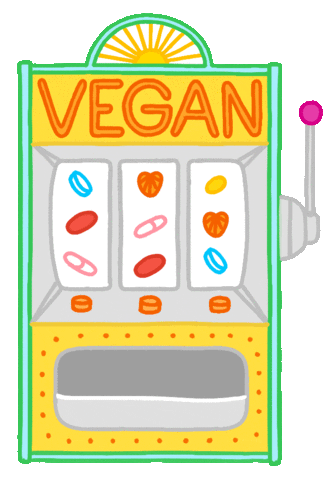 Slot Machine Vegan Sticker by humnutrition
