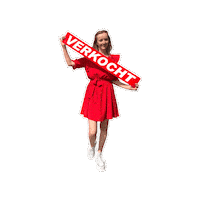 Verkocht Sticker by Straf Vastgoed