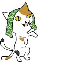 Cat 歩く Sticker