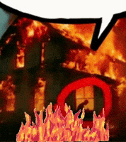 ELCANARDO fire fire writing GIF