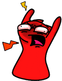 angry mad STICKER