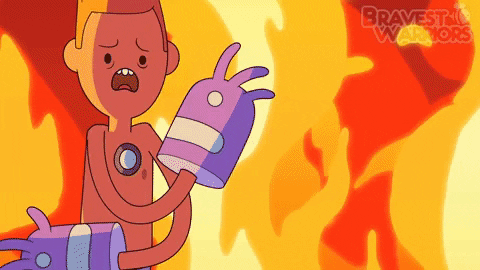 fire wtf GIF by Cartoon Hangover
