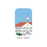 Wilson Hall Go Dukes Sticker by James Madison University