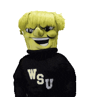 wushock Sticker by Wichita State University