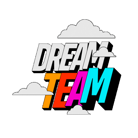 Dream Team Sticker by Mat Voyce