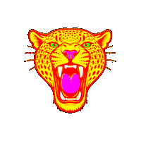 Power Tiger Sticker by CATALINA ESTRADA