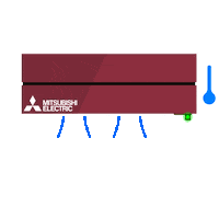 Mitsubishi_Electric_France ac clim mitsubishi electric climatisation Sticker