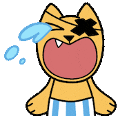 Sad Cat Sticker