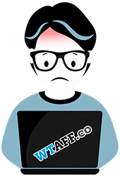 Sad Wtaff Sticker by WHAT THE AFF