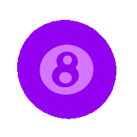 8-ball omg Sticker by jesscoutureart