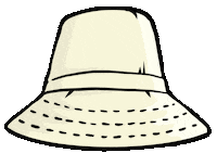 Bucket Hat Sticker