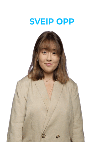 girl swipe up Sticker by Splay Norge