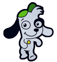 shimidoki dance animation dog walking Sticker
