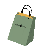 Jackieandkate fashion shopping bag shopping bag Sticker