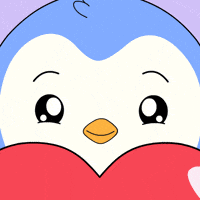 I Love You Hearts GIF by Pudgy Penguins