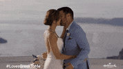 Greek Wedding Kiss GIF by Hallmark Channel