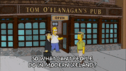 homer simpson travel GIF