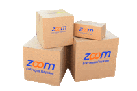 zoomentregas zoom logistica caixa entregas Sticker