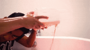 oobleck bath GIF by Guava Juice