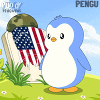 Saluting Armed Forces GIF by Pudgy Penguins