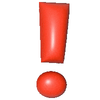Exclamation Mark Ausrufezeichen Sticker by Rosa-Luxemburg-Stiftung