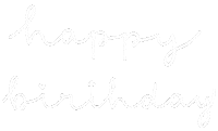 Happy Birthday Text Sticker