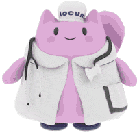 Tired Pinkcat Sticker by Locum Apps