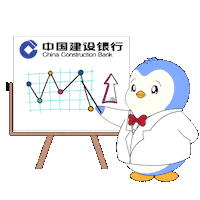 Penguin Invest Sticker by Pudgy Penguins