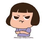 kenangan_hanyauntukmu girl angry bff kopi Sticker