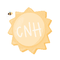 cnhkeyclub bee honey cnh key club Sticker