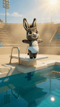 Swimming Pool Sport GIF by Hugo El Burrito