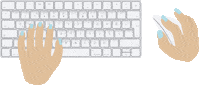 Keyboard Working Sticker by Blossom Books