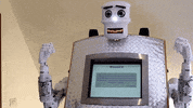 Celebration Robot GIF by hamlet