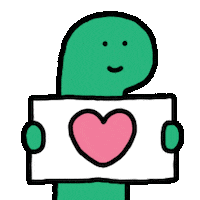 Heart Love Sticker by Joguman Studio