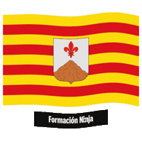 Islas Baleares Bandera Sticker by Formación Ninja