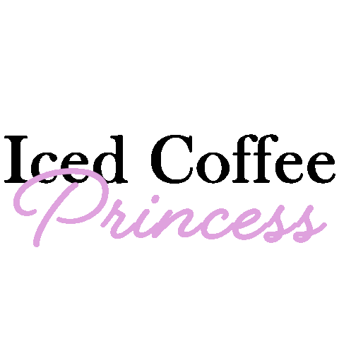 iced coffee pink Sticker by Sempiternis Media & Design