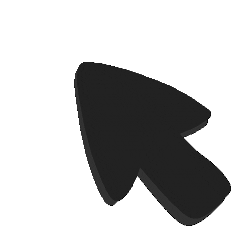 Arrow Click Sticker by BrownieCreativo