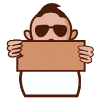 Coffee Sunglasses Sticker