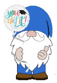 Graduate Thumbs Up Sticker