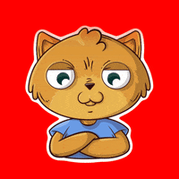 mografic_ cat gato rage anger GIF