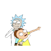 rick and morty television STICKER by imoji