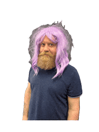 Bad Hair Day Sticker by Vinnie Camilleri