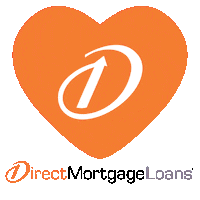Heart Love Sticker by DirectMortgageLoans