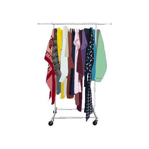 thestylistwitch giphygifmaker gabi clothing rack intuitive styling Sticker
