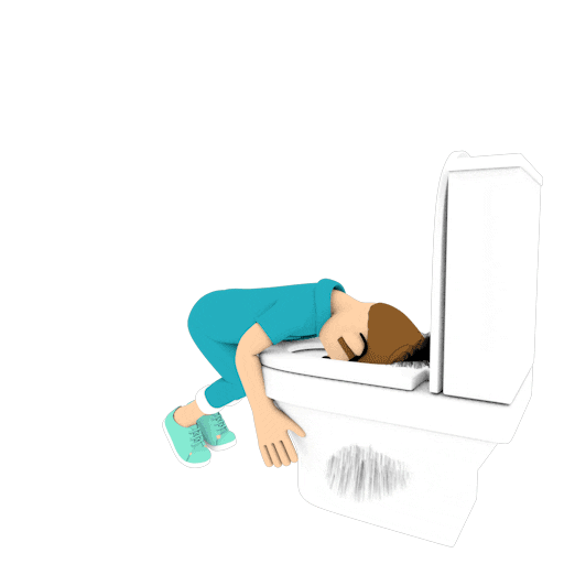 TonyElectronic hair toilet 東尼電機 tonyelectronic Sticker
