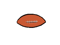 Playing Super Bowl Sticker by Marcel Katz Dalí / The Art Plug