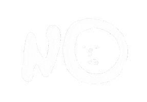 不要 No Way Sticker