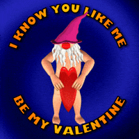 Be My Valentine Wizard GIF