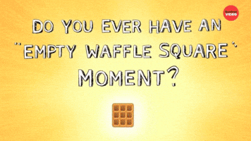 Waffle square moment